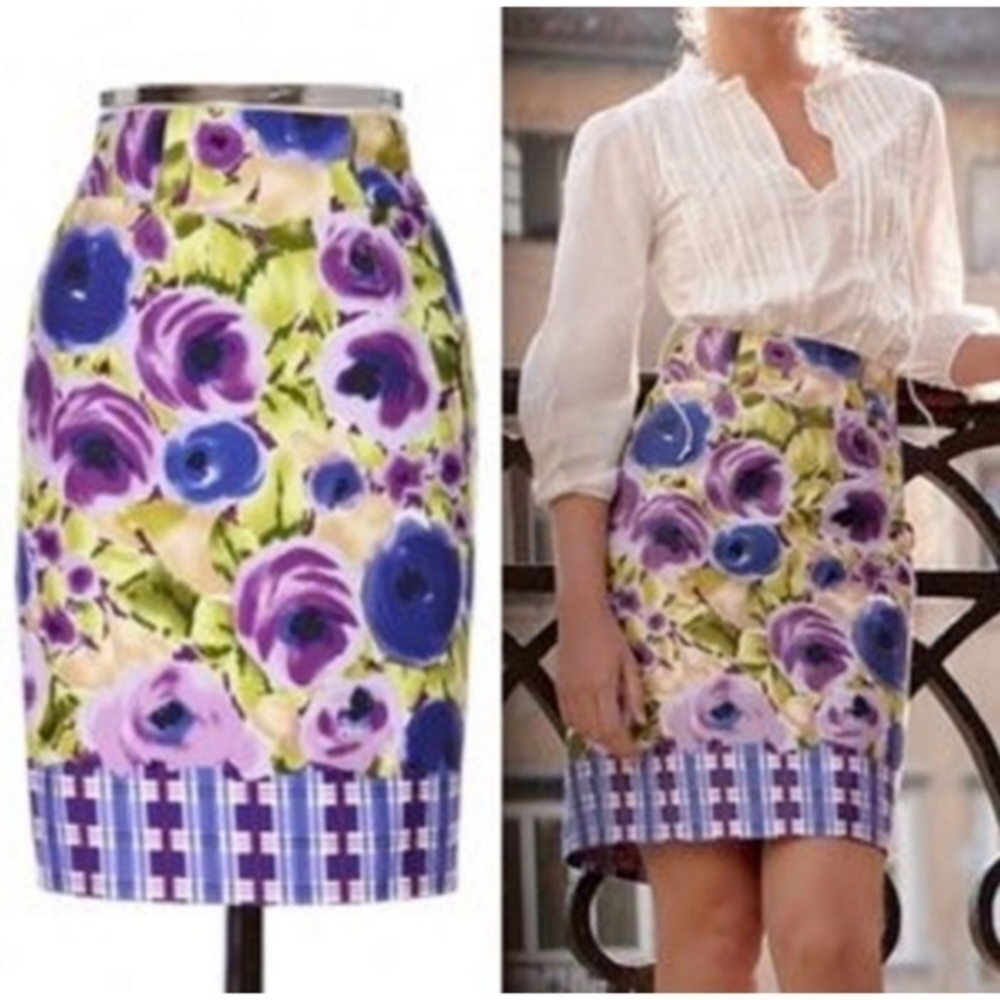 Yoana Baraschi Pencil Floral Skirt 6‎
